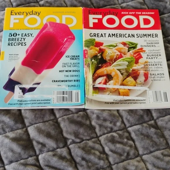 Everyday Food Magazine Stack with Red 'Eat This, Not That!' Guide - Picture 5 of 6